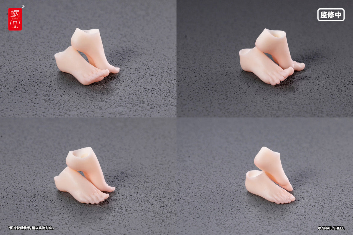 Option Foot Parts Set for RPGEX-06 Adventurer Snail 1/12 Action Figure