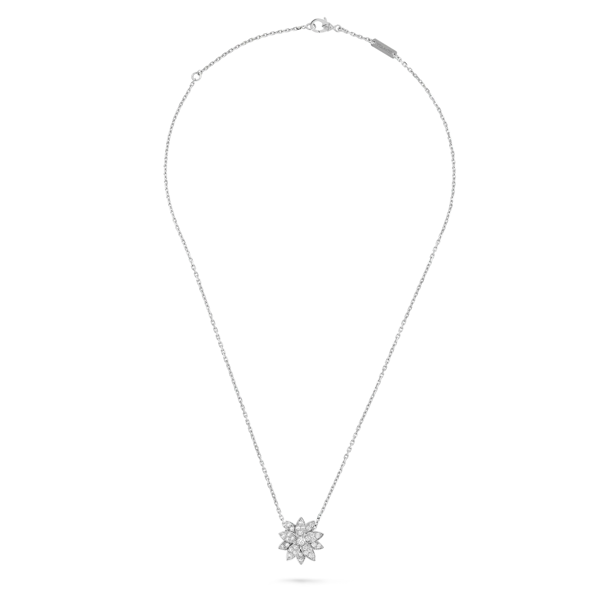 Van Cleef & Arpels Lotus collection lotus necklace