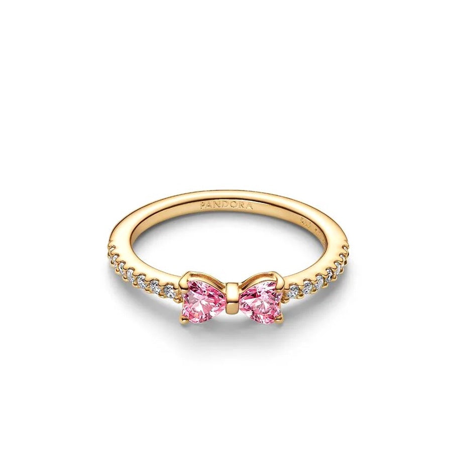 Pandora Sparkling Bow Ring
