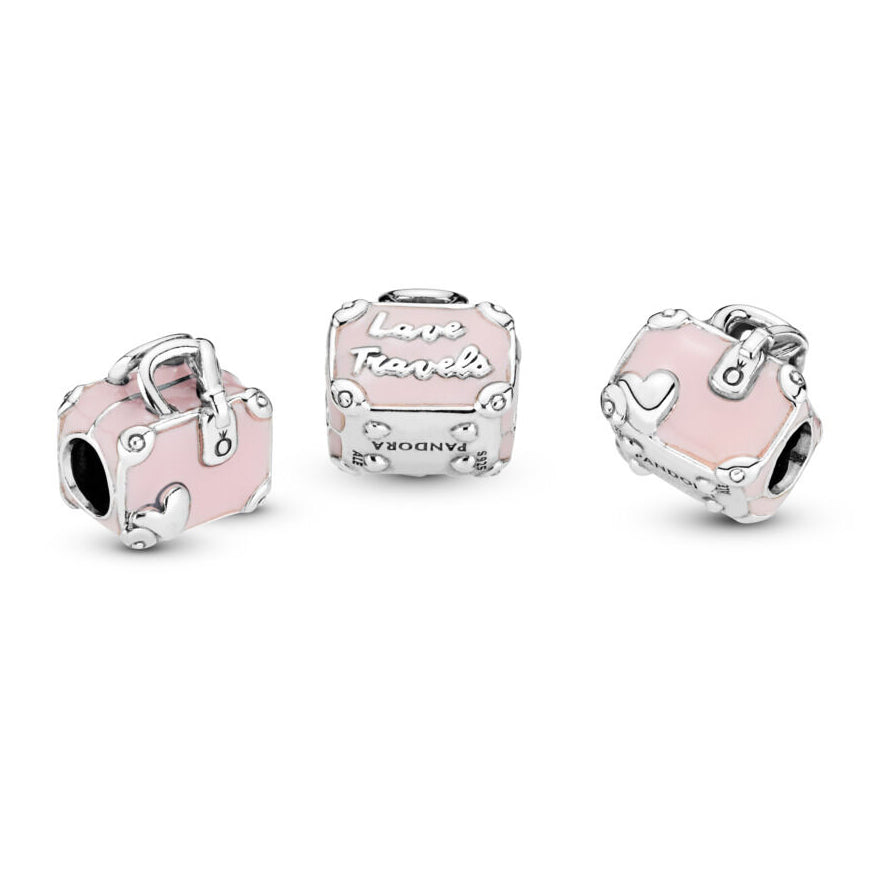 Pandora Pink Travel Bag Charm
