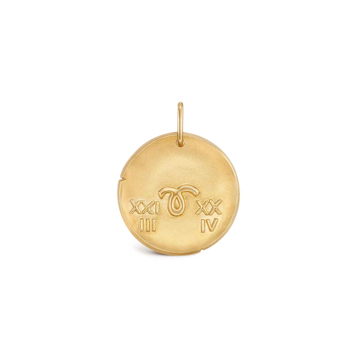 Van Cleef & Arpels Zodiaque Poetic Astrology Collection Aries Gold Coin Pendant