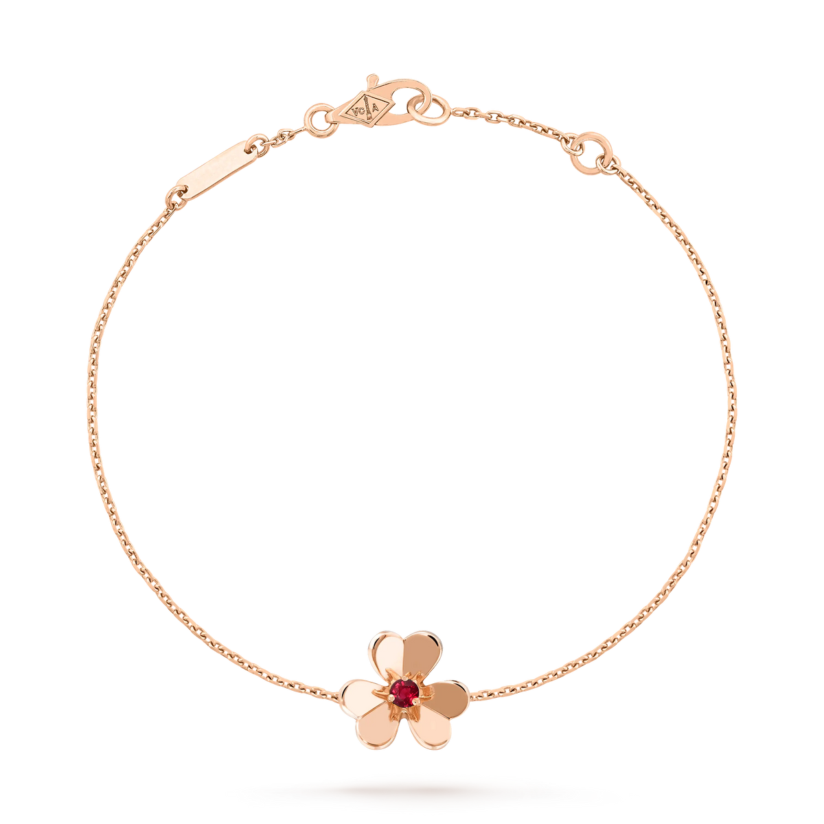 Van Cleef & Arpels Frivole Collection Mini Ruby Bracelet