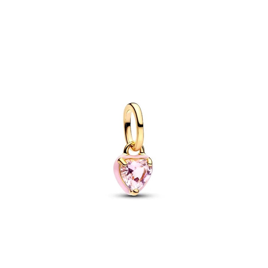 Pandora Pink Chakra Heart Mini Dangle Charm
