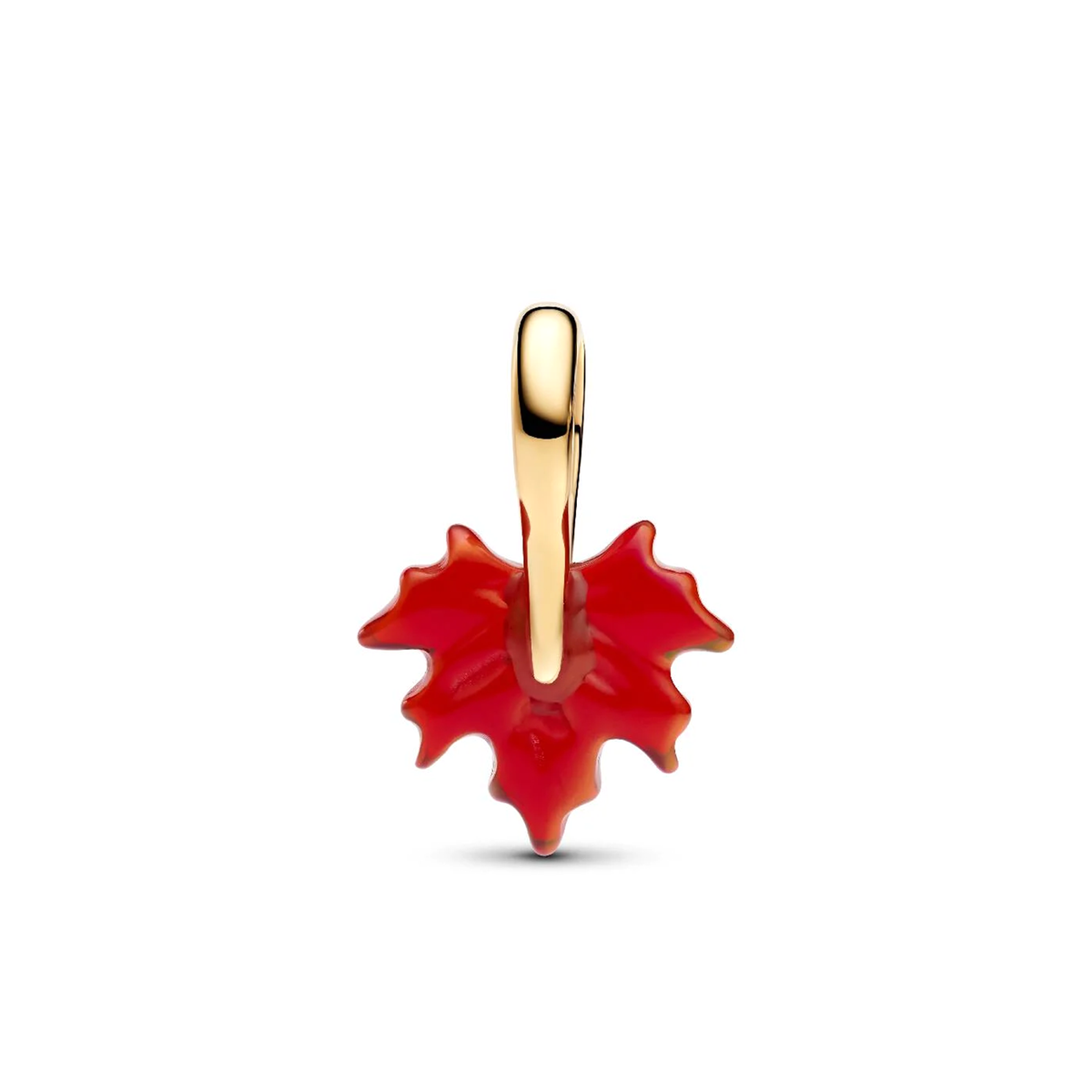 Pandora Red Maple Leaf Dangle Charm