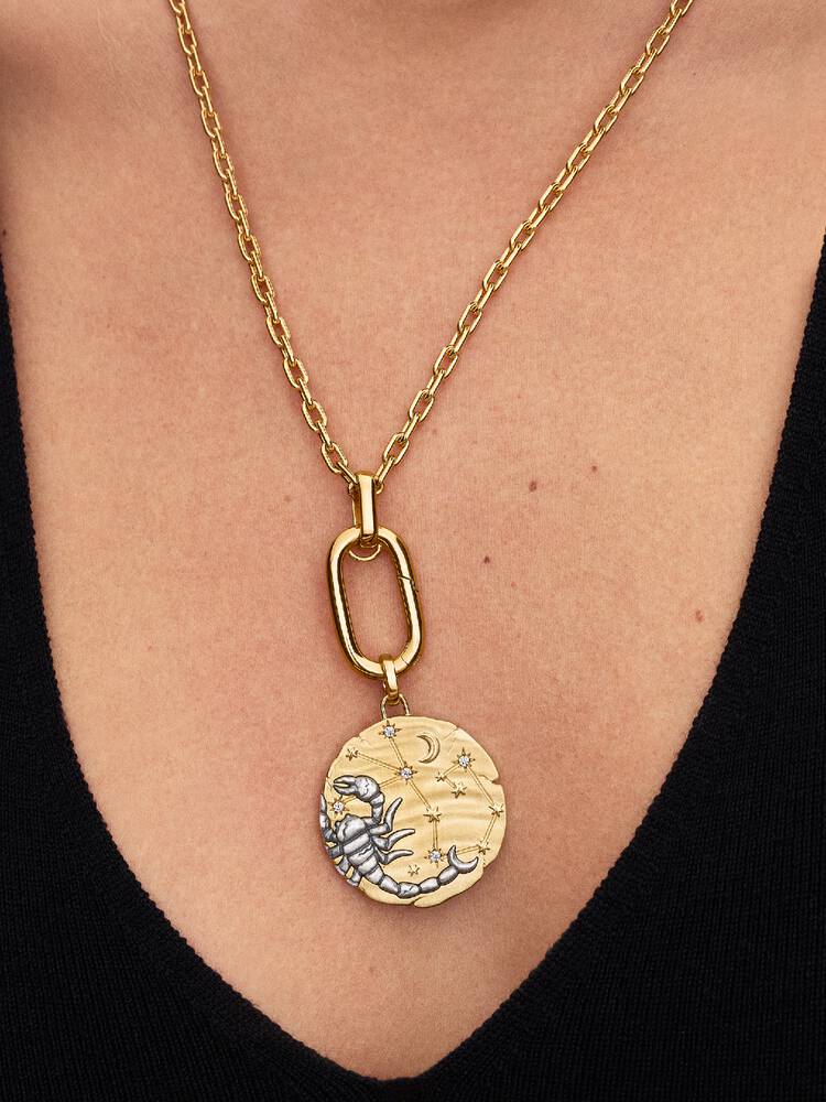 Pandora Scorpio Zodiac Oversized Medallion Charm