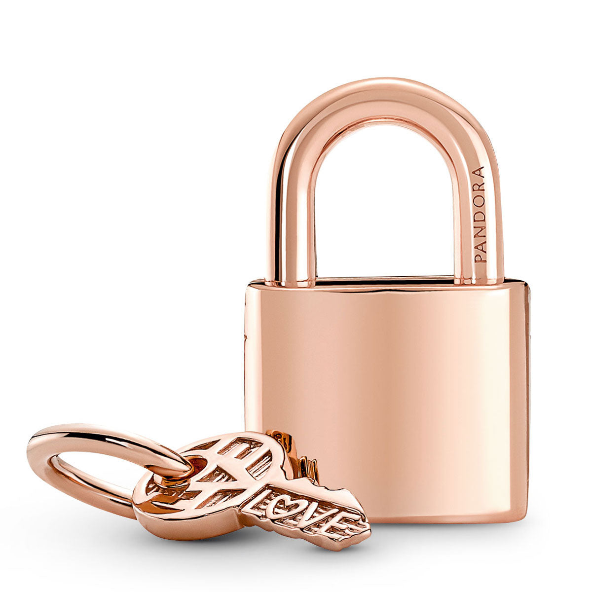 Pandora Padlock & Key Dangle Charm