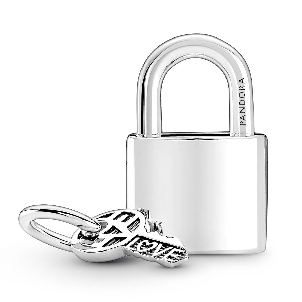 Pandora Padlock & Key Dangle Charm