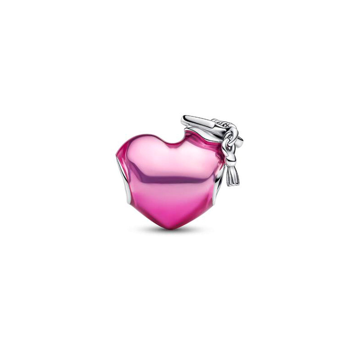 Pandora Graduation 2026 Pink Heart Charm