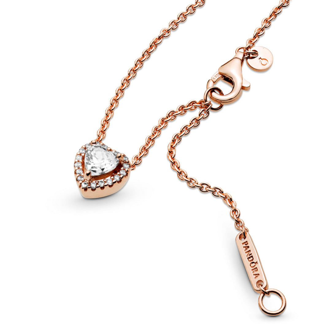 Pandora Elevated Heart Necklace