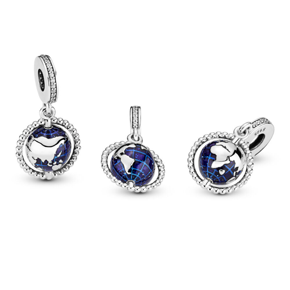 Pandora Spinning Globe Dangle Charm