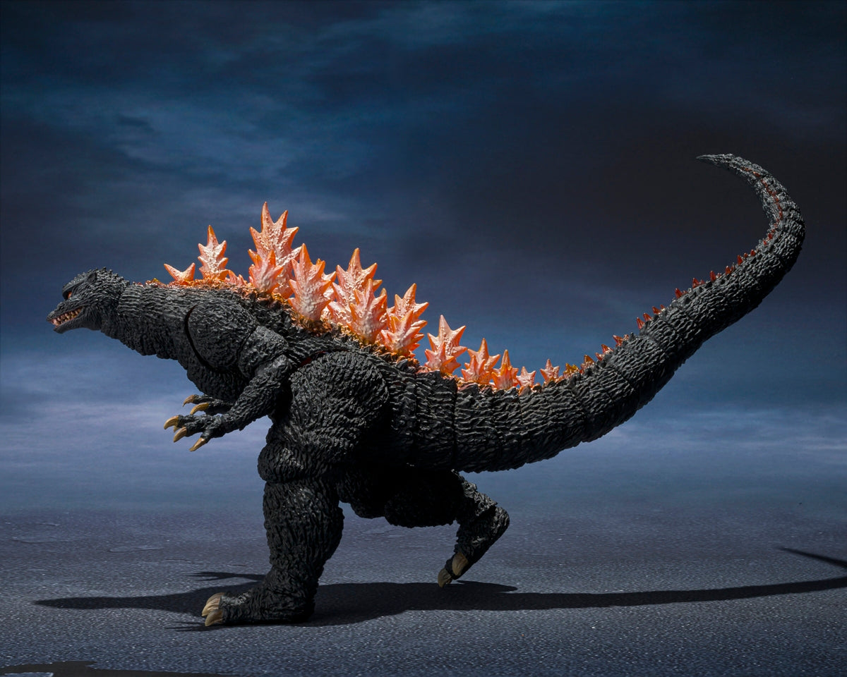 S.H.MonsterArts Godzilla (2004) Heat Ray Ver. Vs New Gotengo