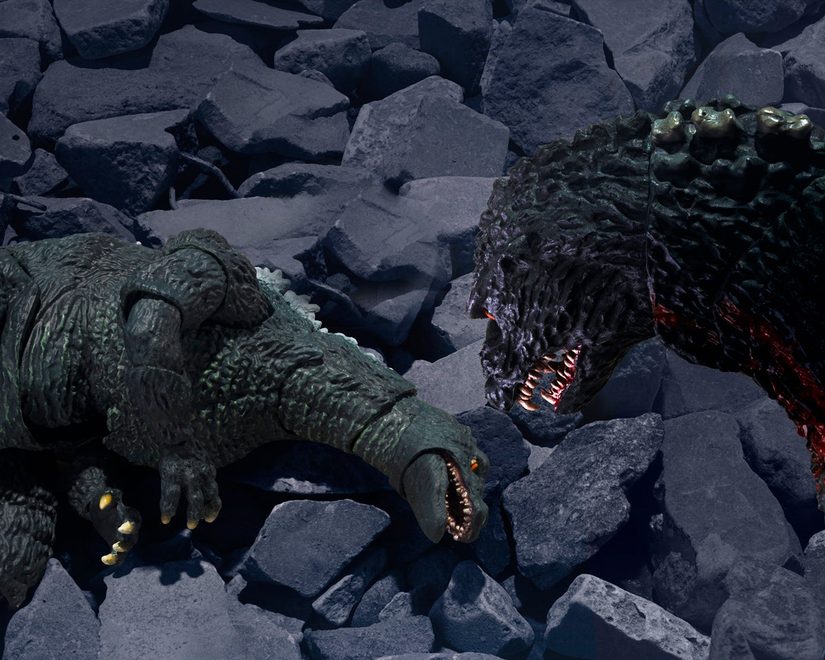 S.H.MonsterArts Godzilla Jr. & Destoroyah Evolution Set