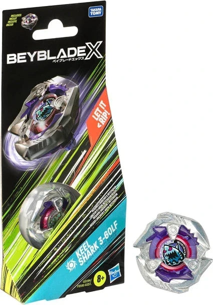 HASBRO Keel Shark 1-60LF Beyblade X Booster
