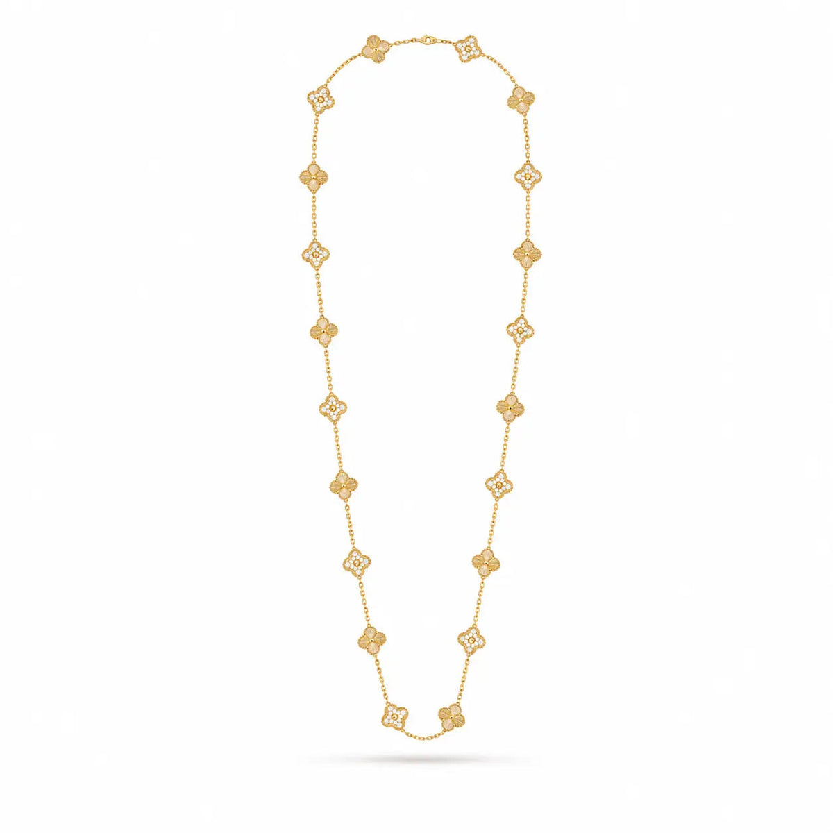 Van Cleef & Arpels Vintage Alhambra 20-motif long necklace