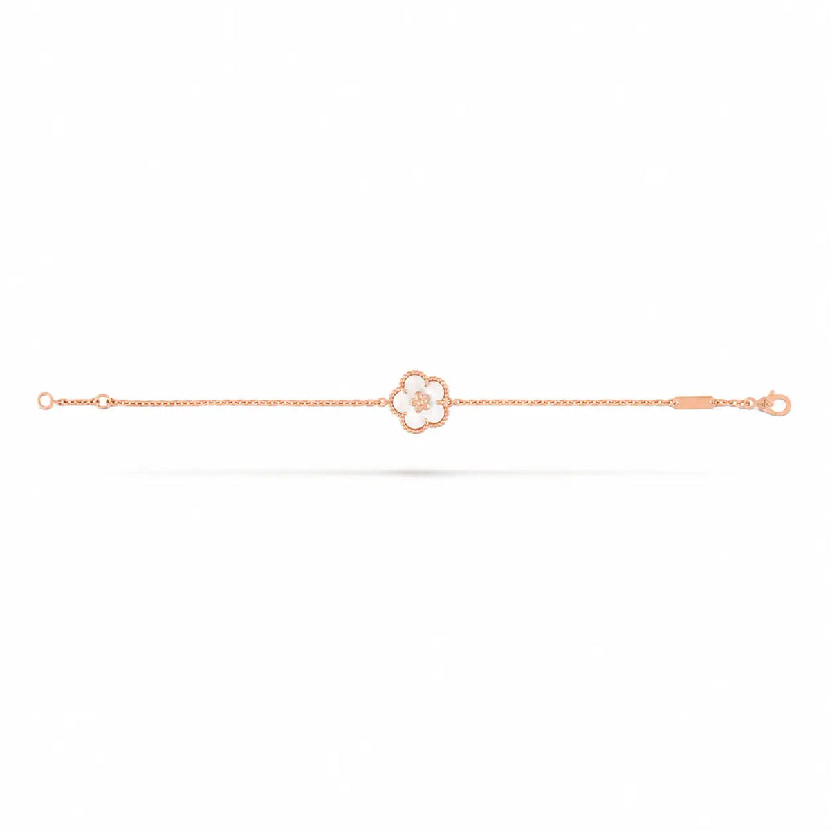 Van Cleef & Arpels Lucky Spring Mother-of-Pearl Plum Blossom Bracelet
