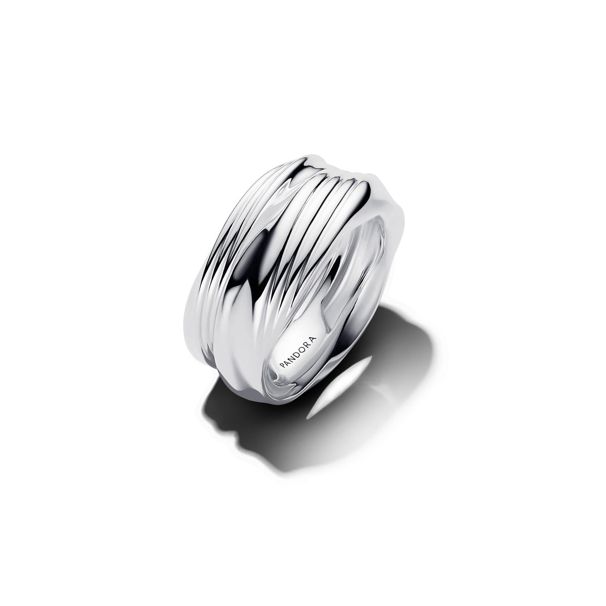 Pandora Twisted Double Ring