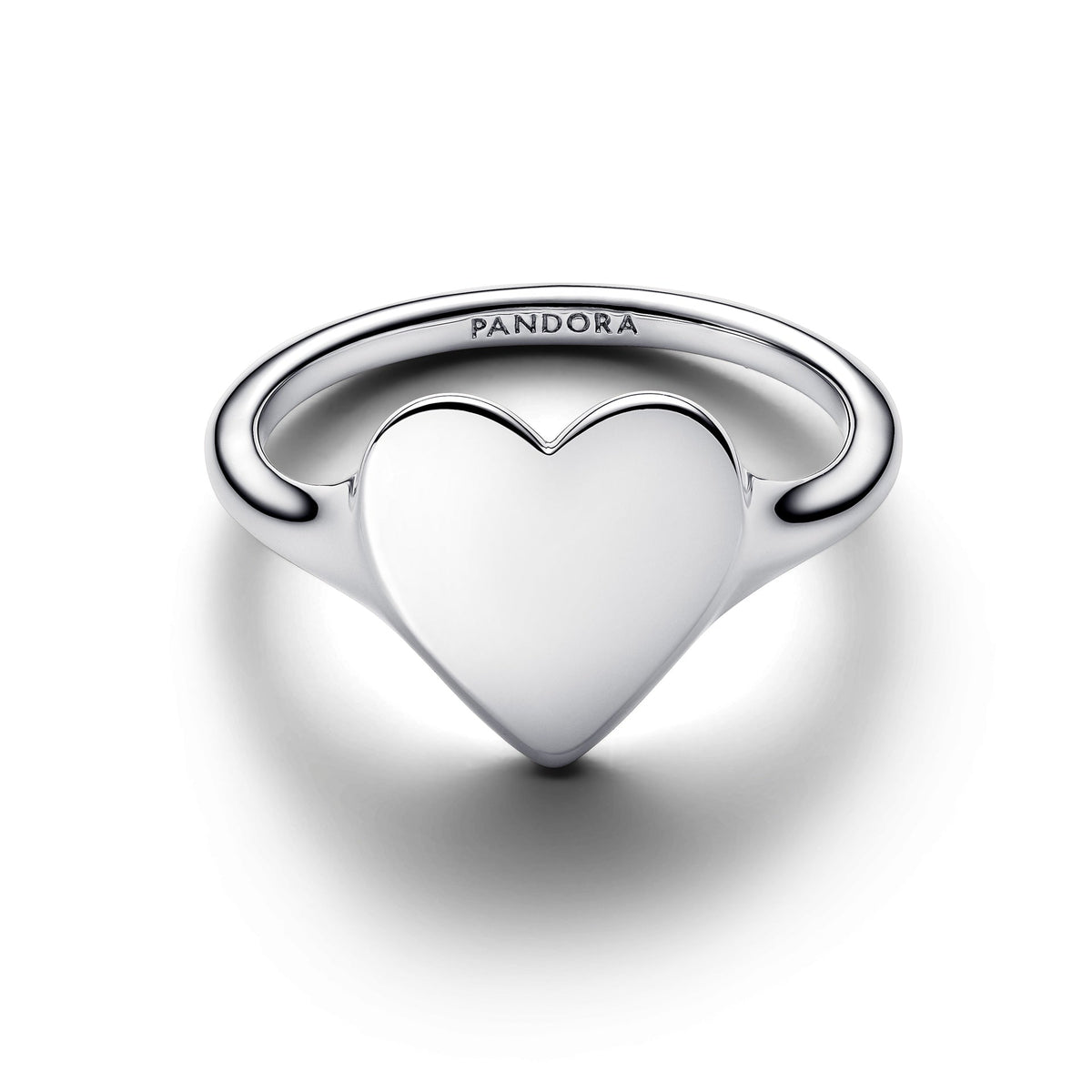 Pandora Engravable Heart Ring