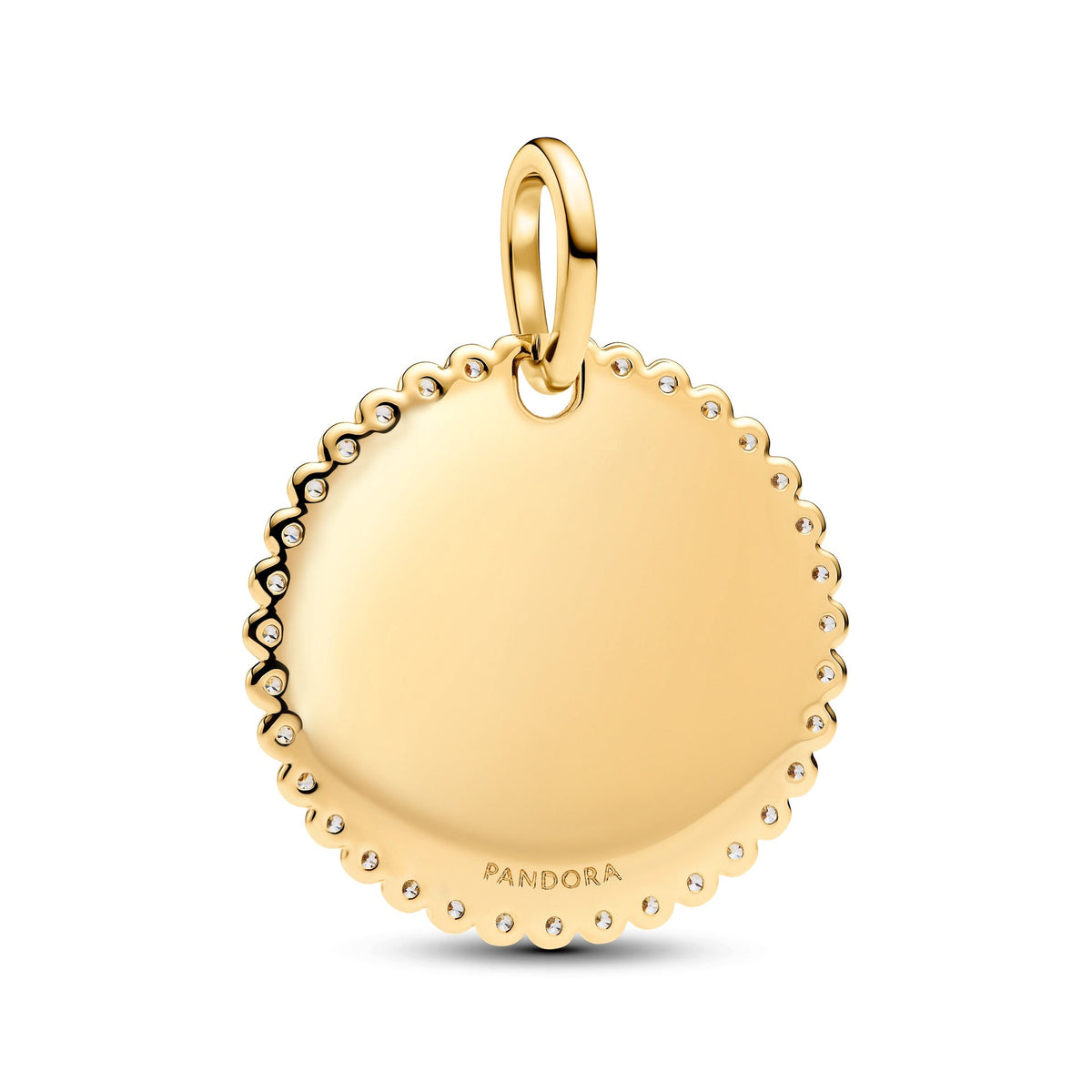 Engravable Round Tag Pendant