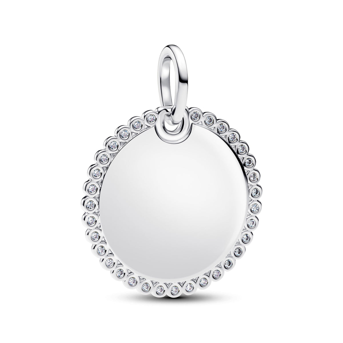 Engravable Round Tag Pendant
