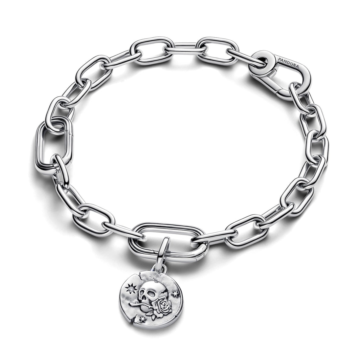 Pandora Skull Medallion Charm