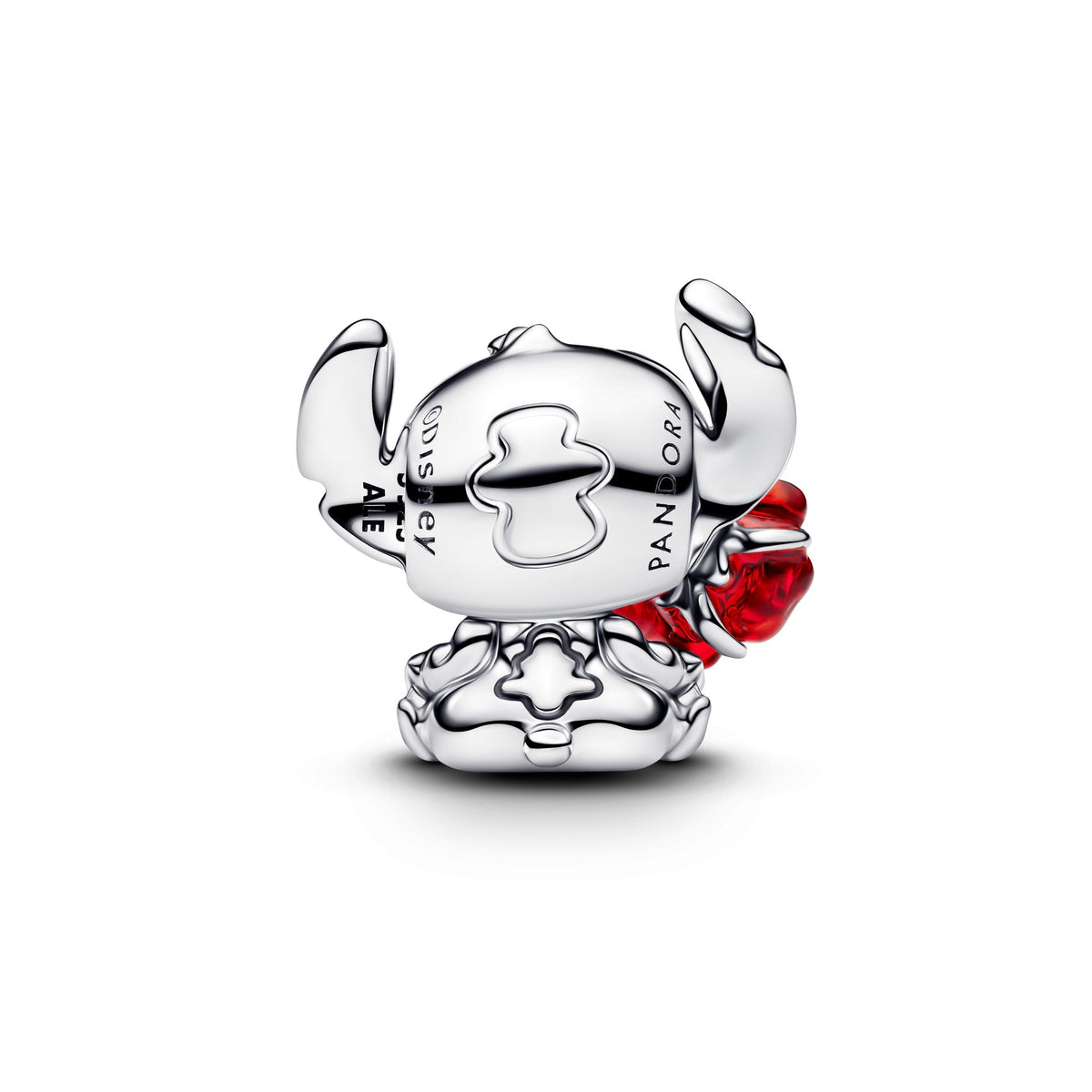 Pandora Disney Stitch Rose Murano Glass Charm