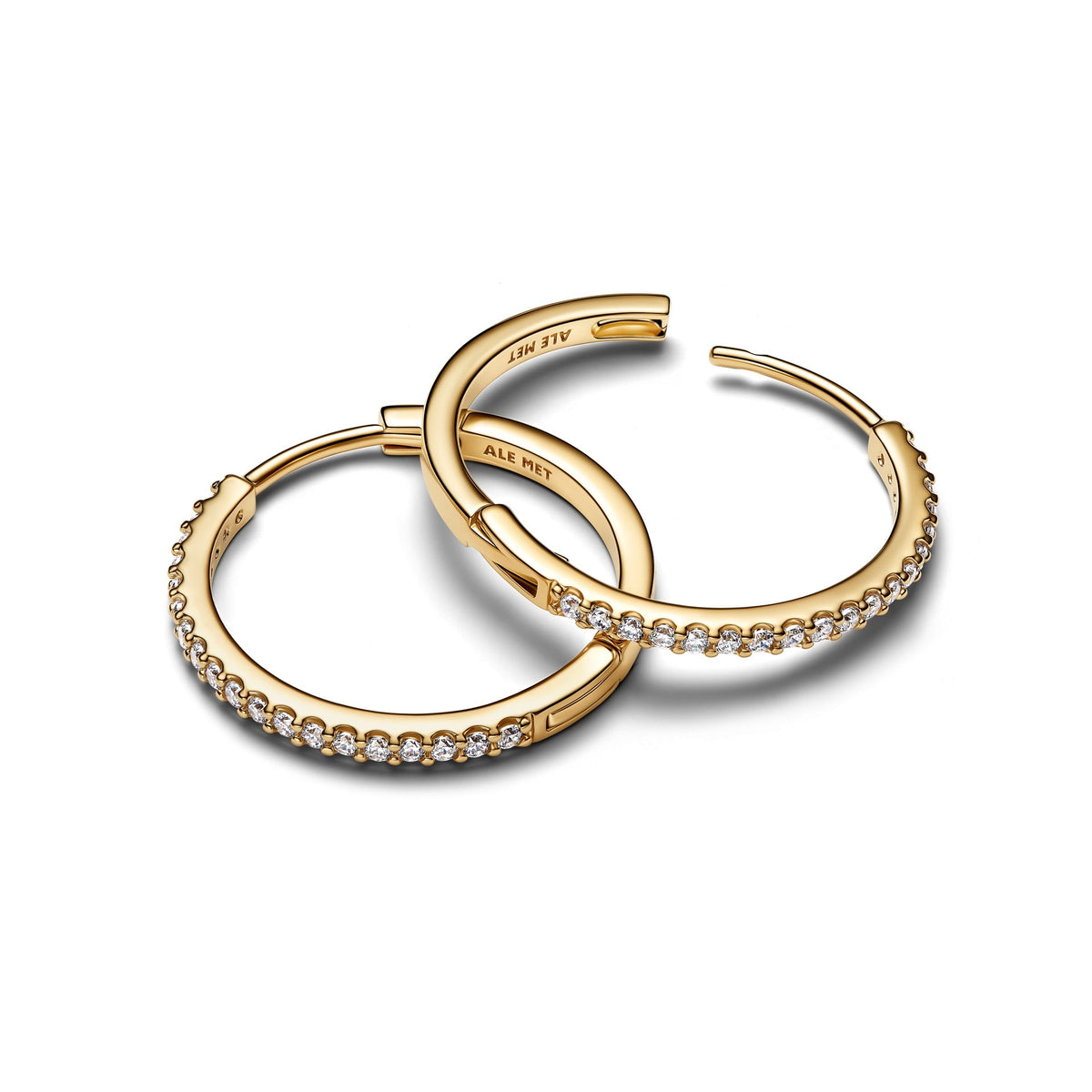 Sparkling Hoop Earrings
