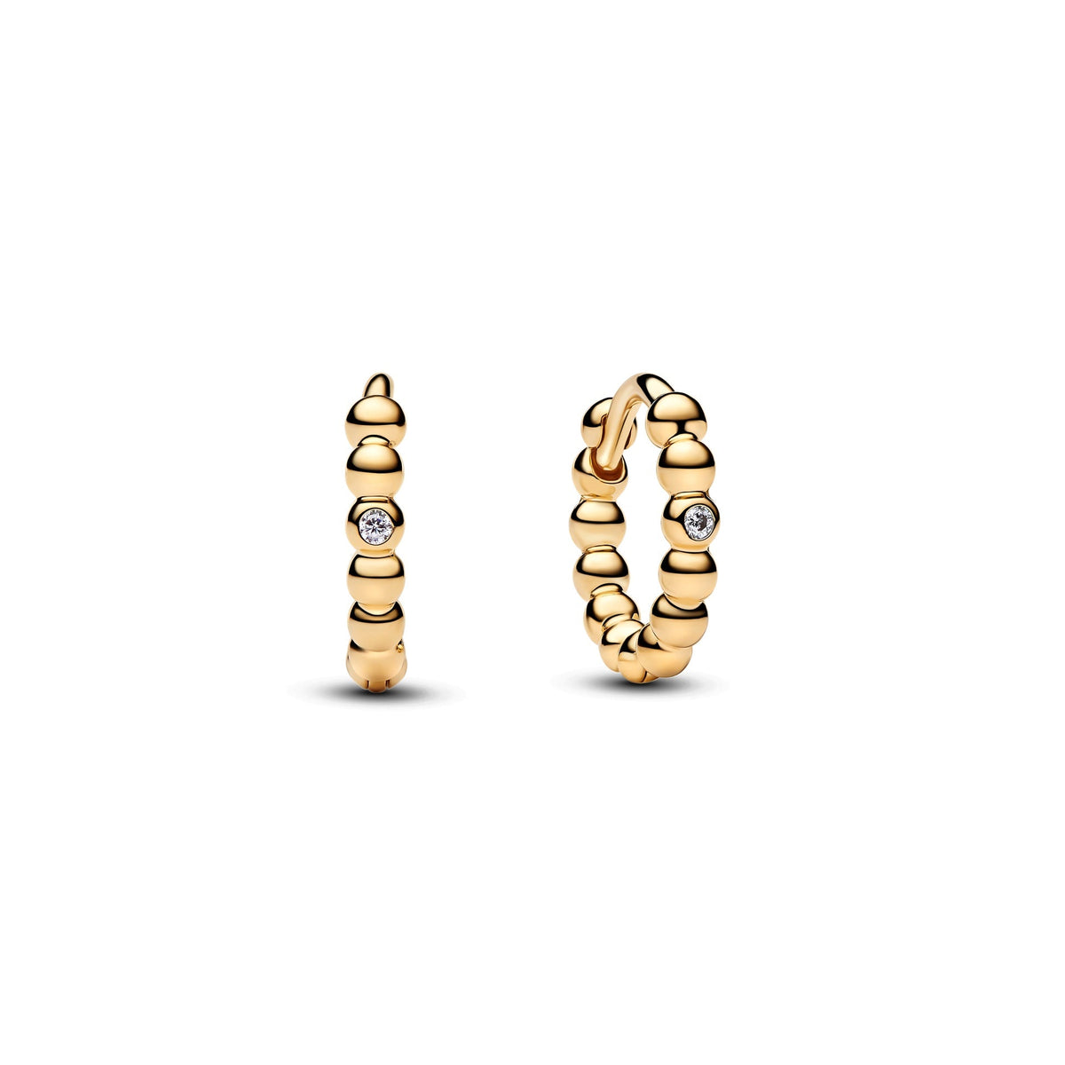Pandora Beaded Huggie Earrings