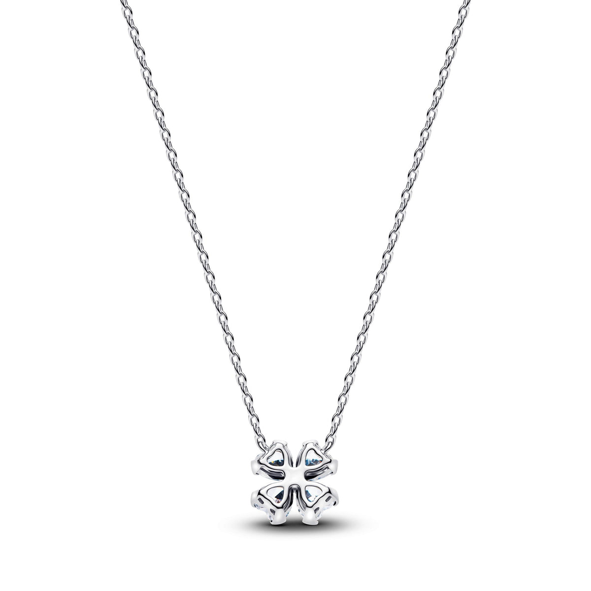 Pandora Sparkling Lucky Clover Pendant Necklace