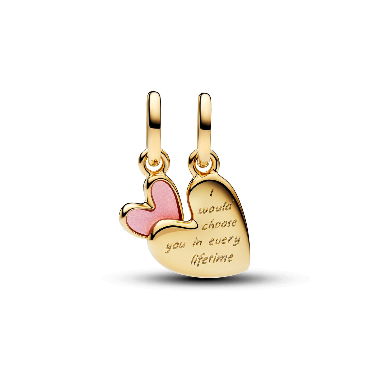 Pandora Pink Mother & Daughter Splittable Dangle Charm