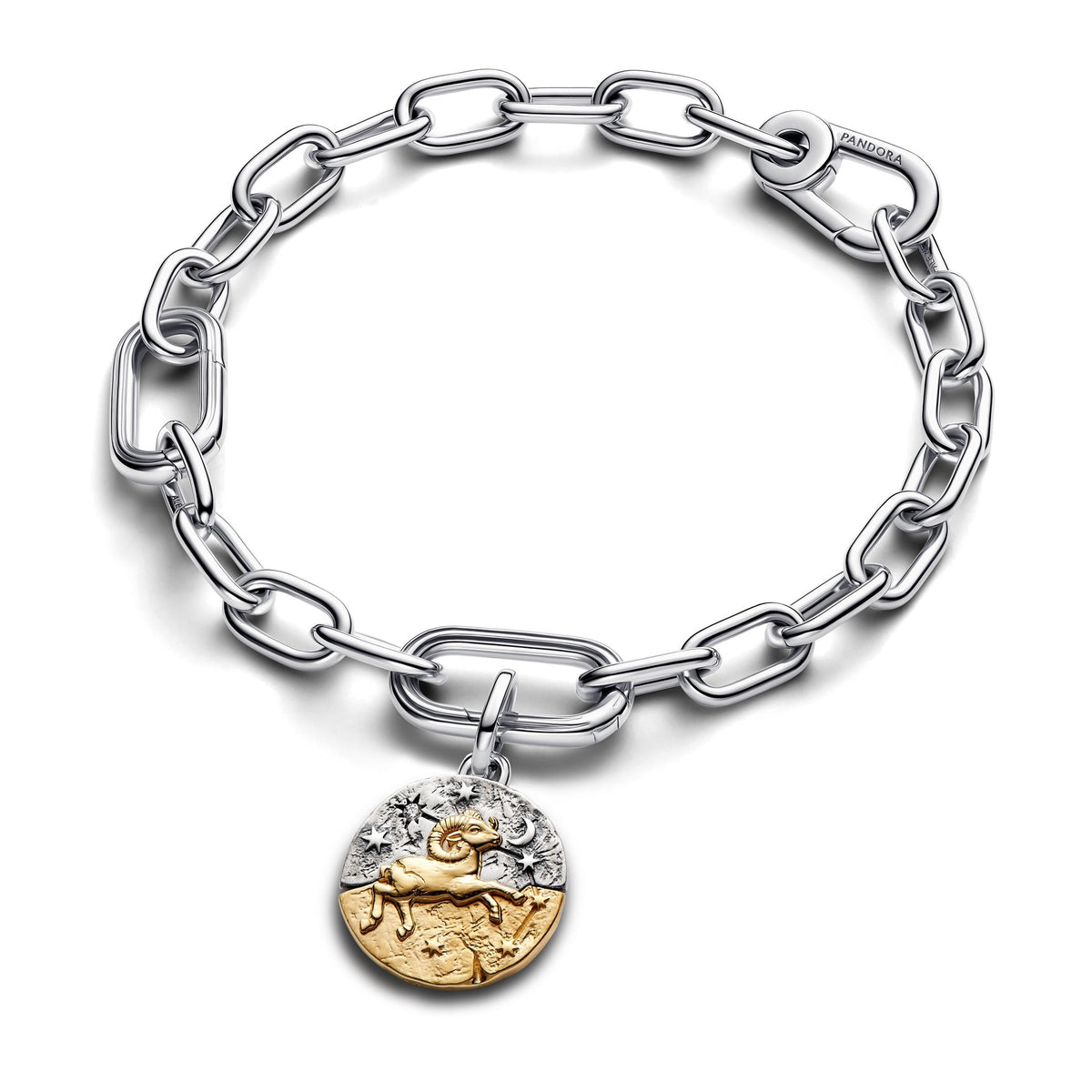 Pandora Aries Zodiac Medallion Charm