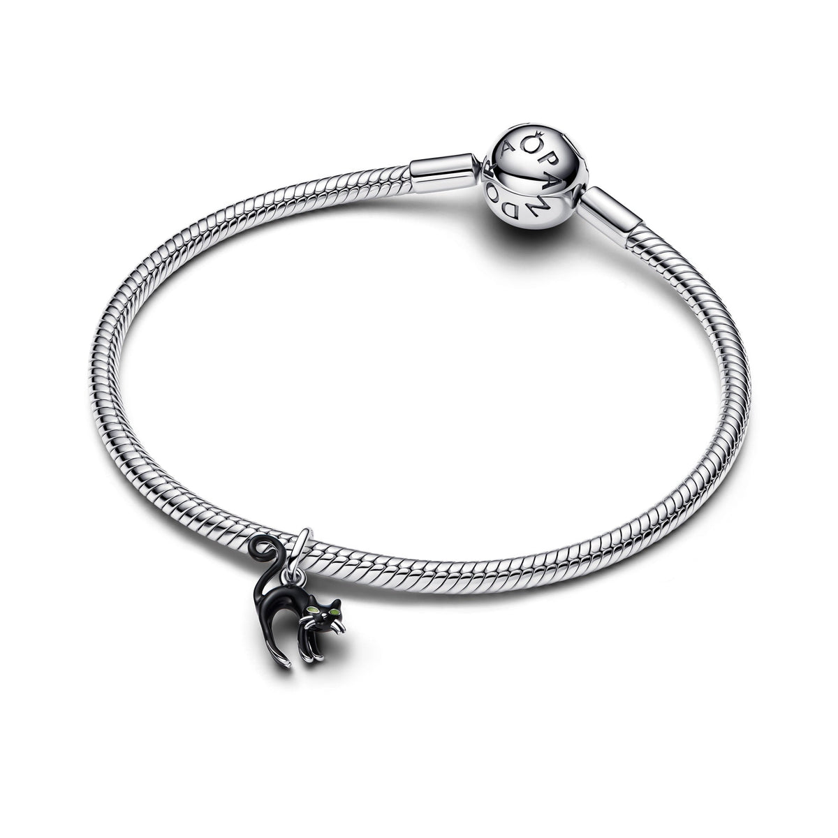 Pandora Black Cat Dangle Charm