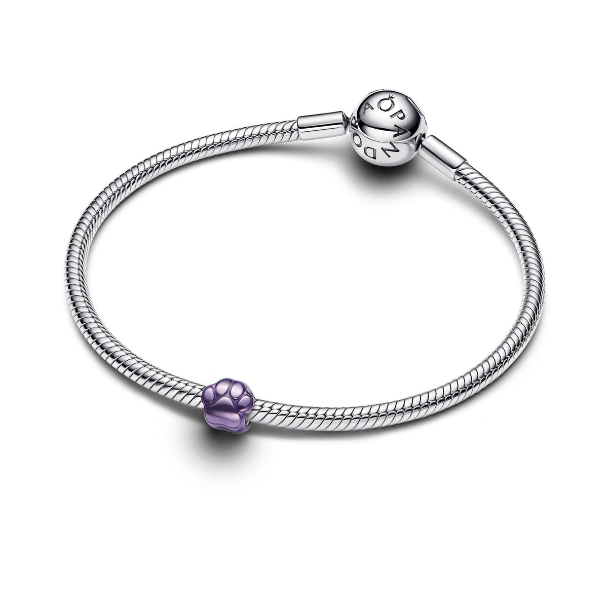 Pandora Purple Paw Mini Charm