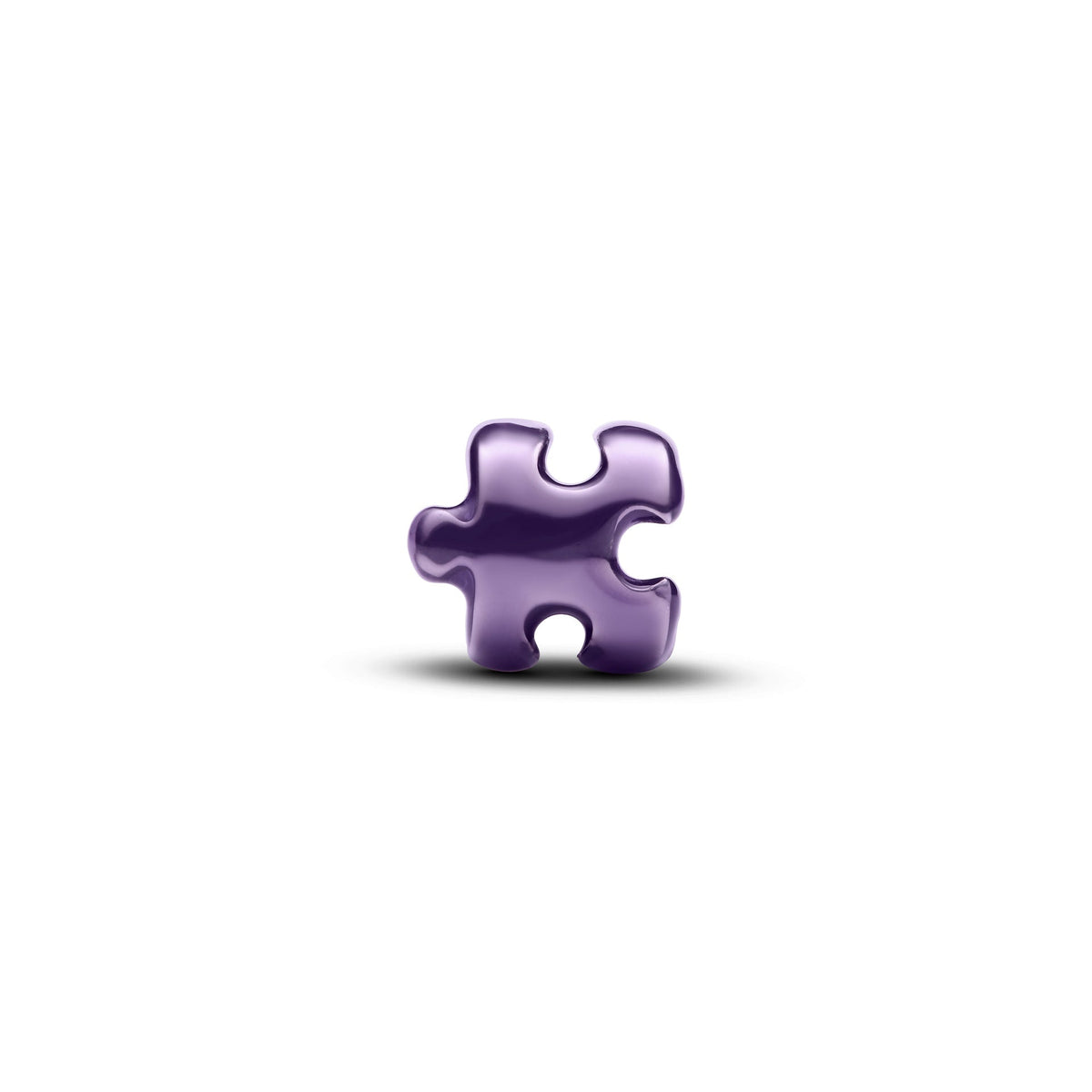 Pandora Purple Puzzle Piece Mini Charm