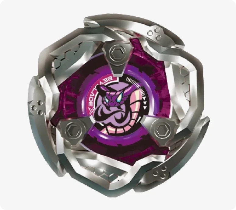 FullSet Beyblade X BX-35 Vol.4 BlackShell 4-60DOT
