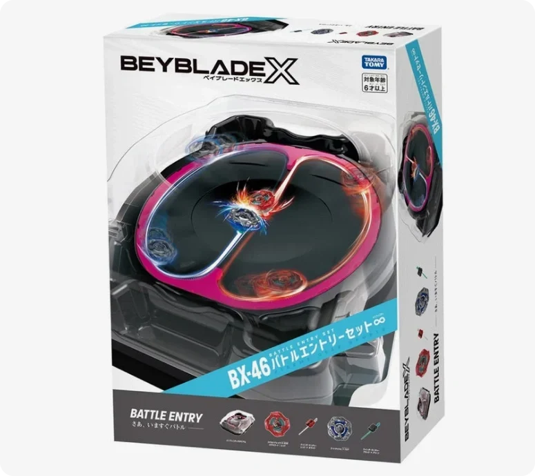 Takara Tomy Beyblade X BX-46 Infinity Stadium Battle Entry Set