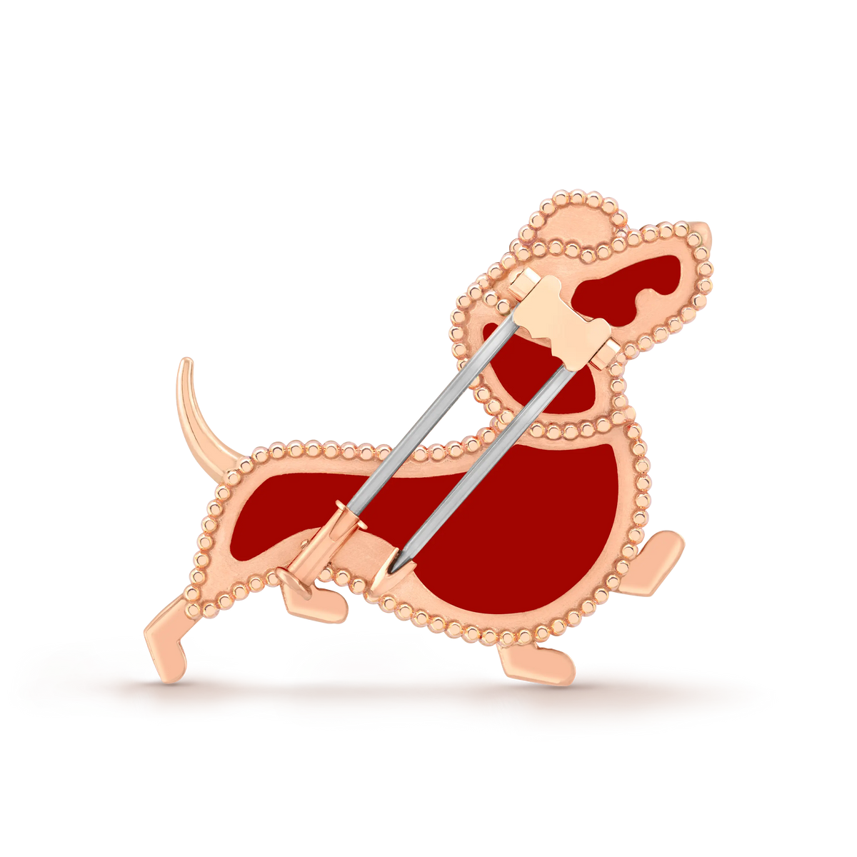 Van Cleef & Arpels Lucky Animals collection dachshund brooch