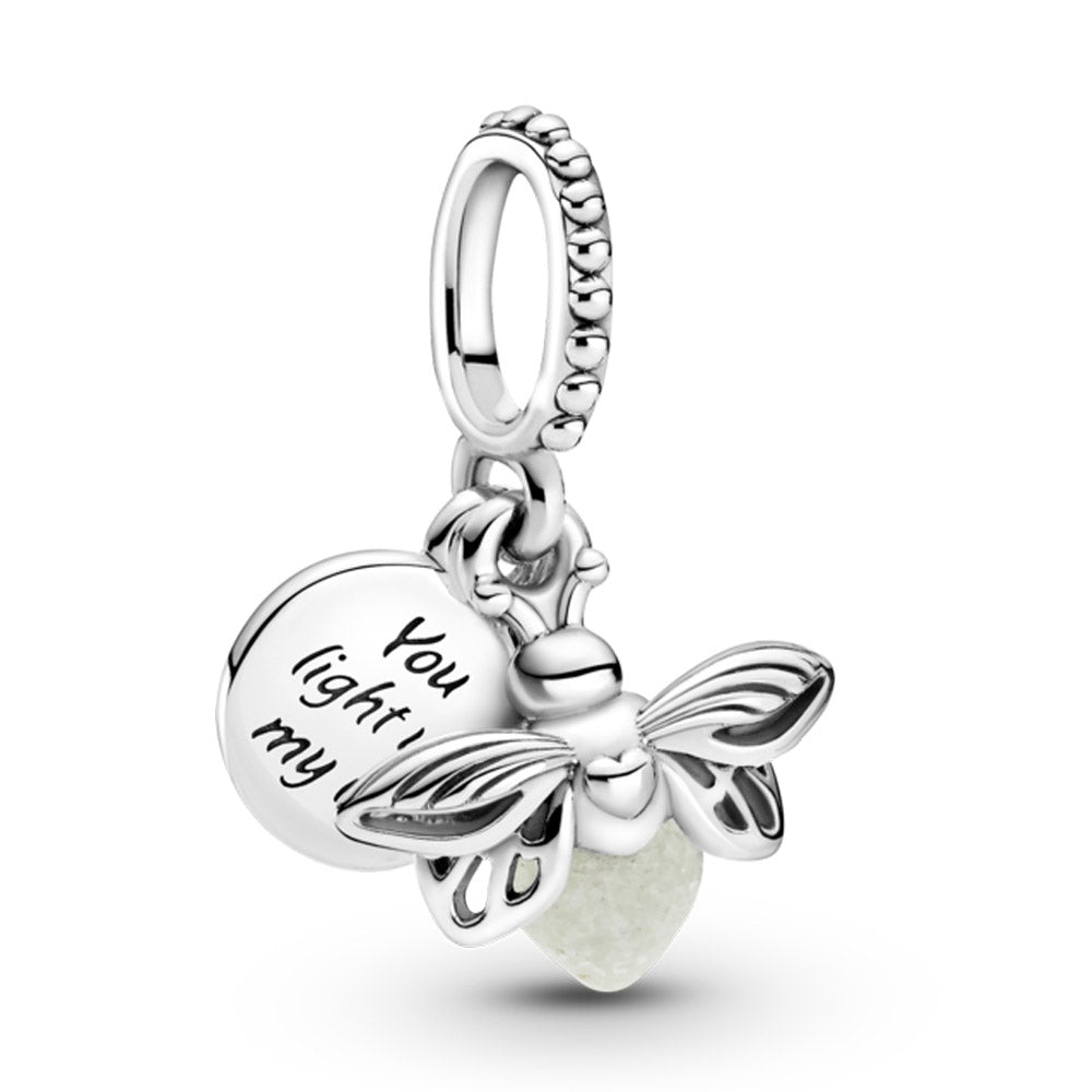 Pandora Glow-in-the-dark Firefly (Lightning Bug) Dangle Charm