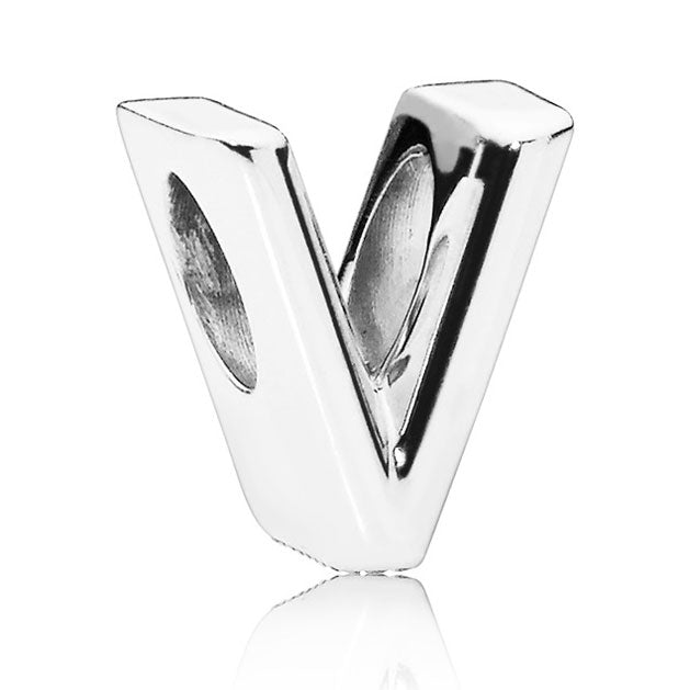 Pandora Letter V Charm