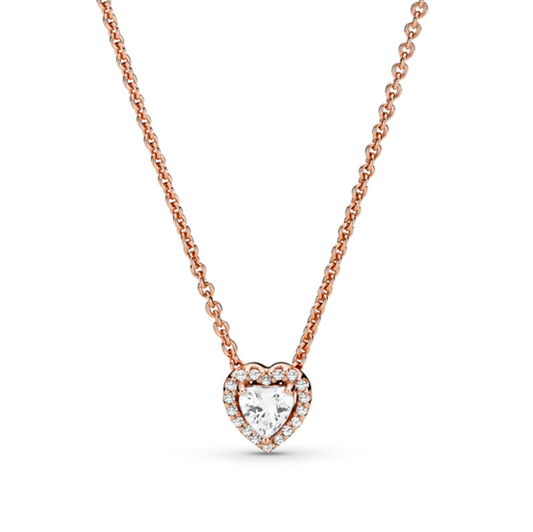 Pandora Elevated Heart Necklace