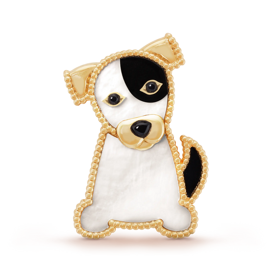 Van Cleef & Arpels Lucky Animals collection puppy brooch