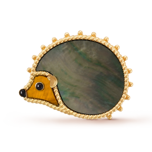 Van Cleef & Arpels Lucky Animals collection hedgehog brooch