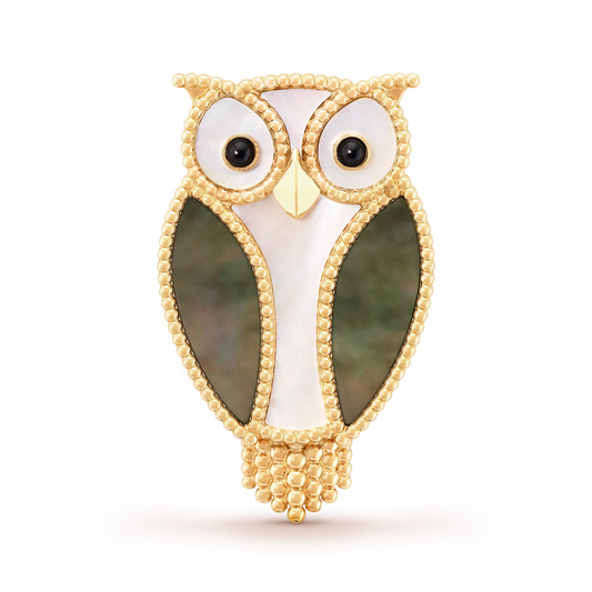 Van Cleef & Arpels Lucky Animals collection owl brooch