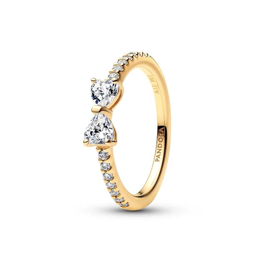 Pandora Sparkling Bow Ring