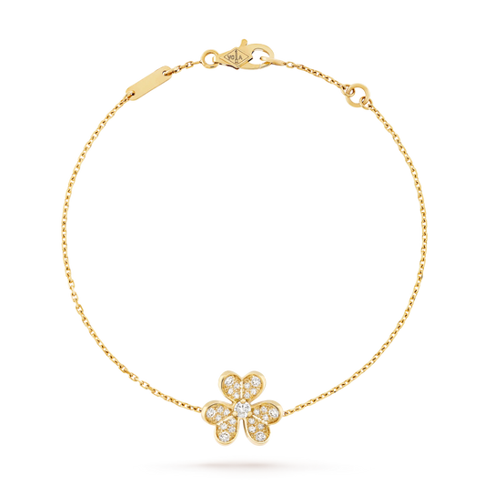 Van Cleef & Arpels Frivole Collection Mini Clover Bracelet