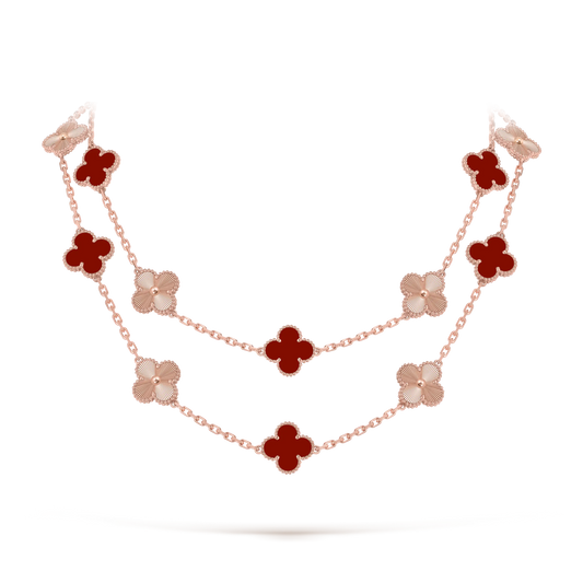 Van Cleef & Arpels Vintage Alhambra Twenty-Flower Long Necklace