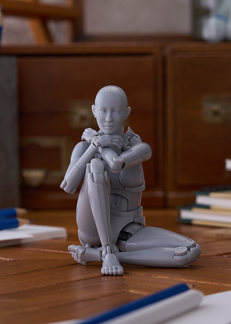 Nishimura Style Drawing Doll Olive Gray