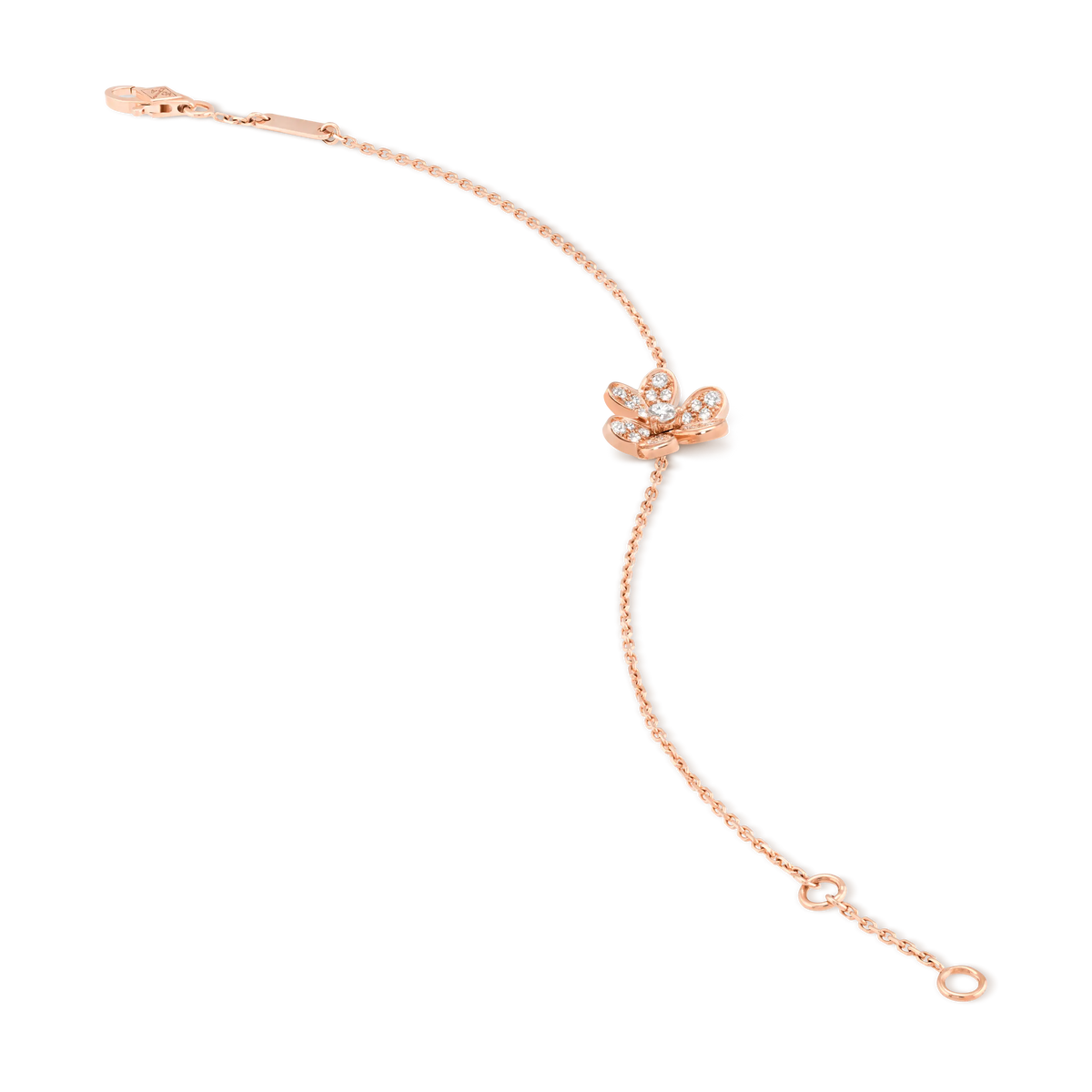 Van Cleef & Arpels Frivole Collection Mini Clover Bracelet