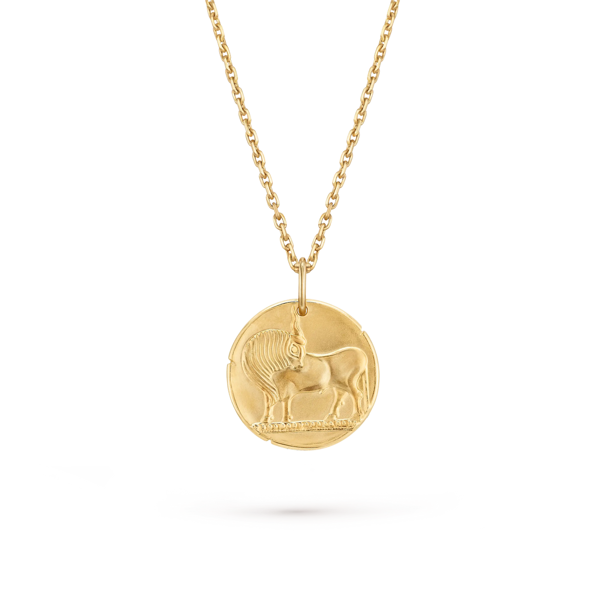 Van Cleef & Arpels Zodiaque Poetic Constellation Taurus Gold Coin Pendant