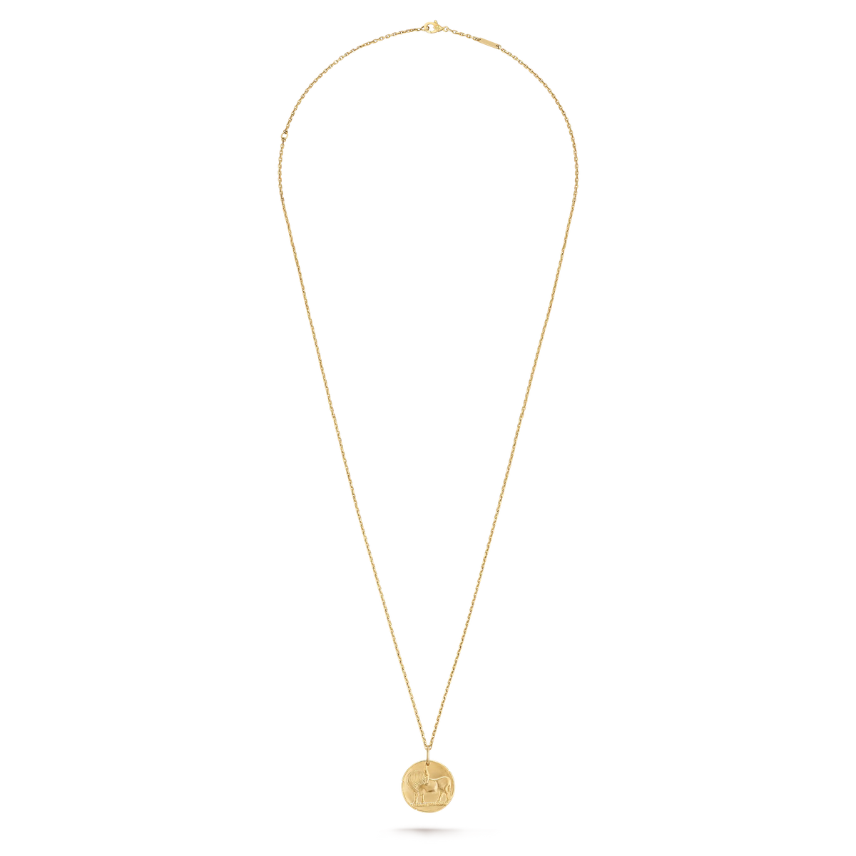 Van Cleef & Arpels Zodiaque Poetic Constellation Taurus Gold Coin Pendant