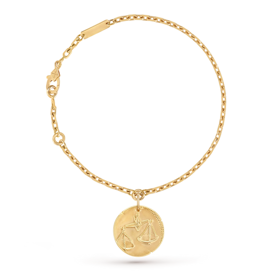 Van Cleef & Arpels Zodiaque Libra Gold Bracelet